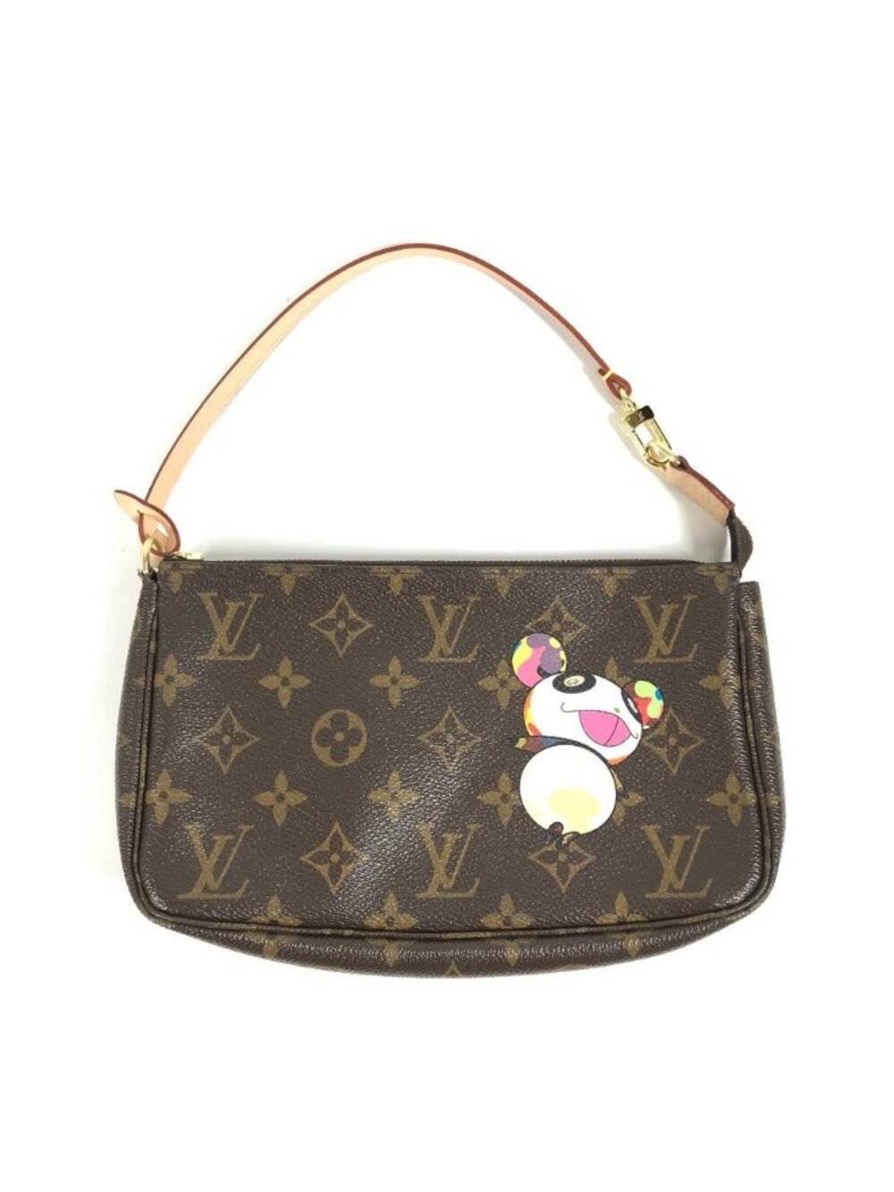 Louis Vuitton Shoulder Bag Pochette Monogram Canvas Brown